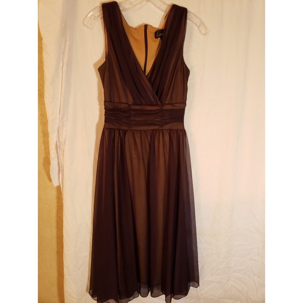 Women's Connected Apparel Purple Sleeveless Dress Size 6
